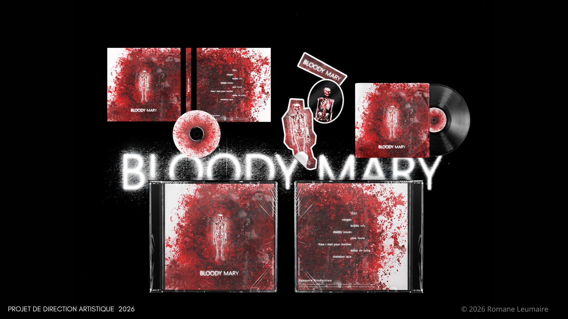 BLOODY MARY - Projet DA & Concept EP
